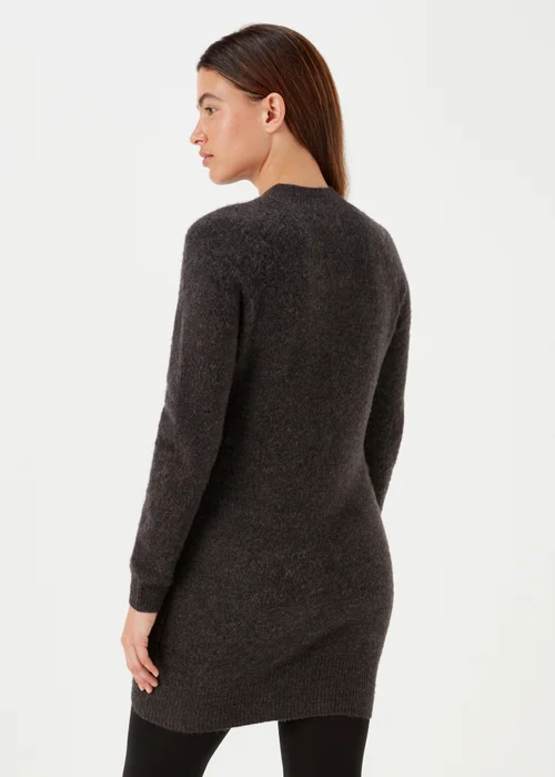 Charcoal Star Embellished Tunic Dress - XS Image 2