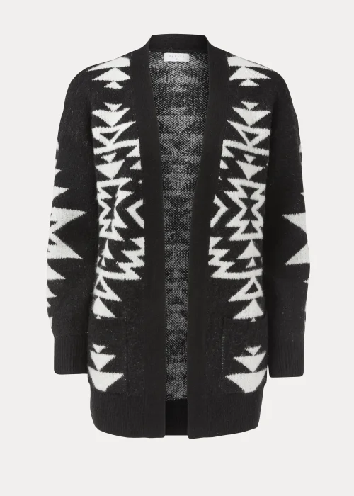 Black Aztec Print Cardigan - XS Image 5