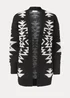 Black Aztec Print Cardigan - XS Image 5