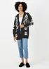 Black Aztec Print Cardigan - XS Image 2