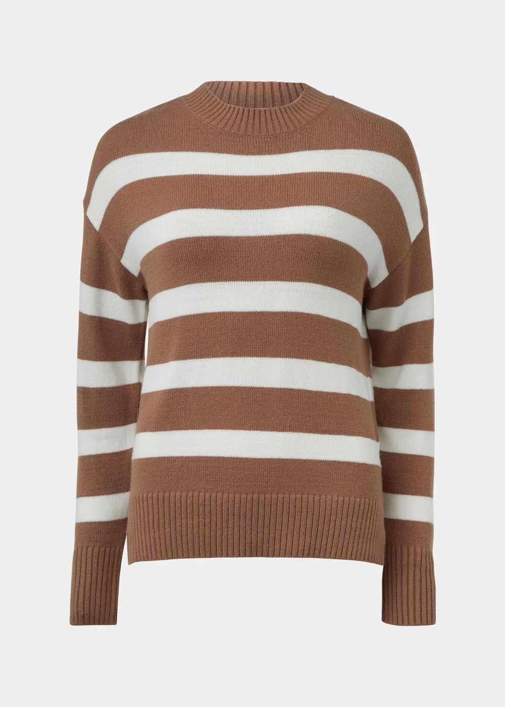 Brown Stripe Jumper - XS Image 5