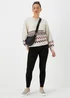 Cream Fairisle Print Jumper - XS Image 4