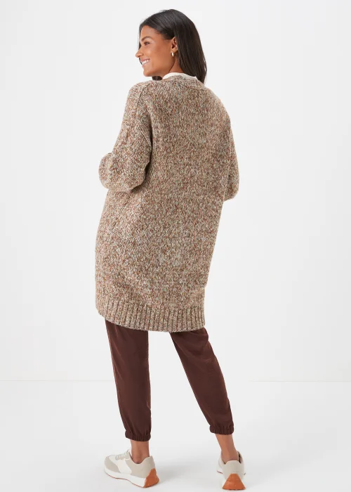 Brown Longline Cardigan - XS Image 2