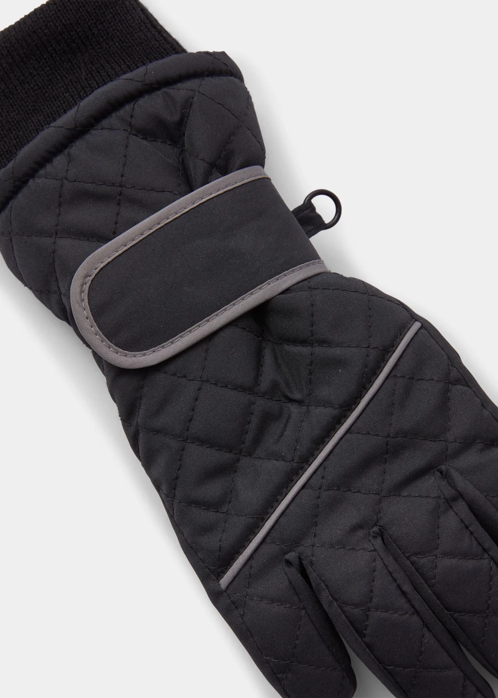 Boys Black Ski Gloves (3-13yrs) - Age 3 - 6 Years Image 2