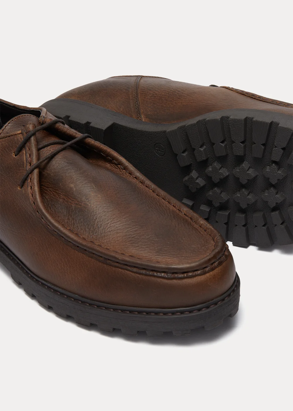 Brown Cleated Apron Shoes - Size 6 Image 2