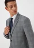 Taylor & Wright Forth Grey Check Skinny Fit Suit Jacket - 36 Chest Regular Image 3