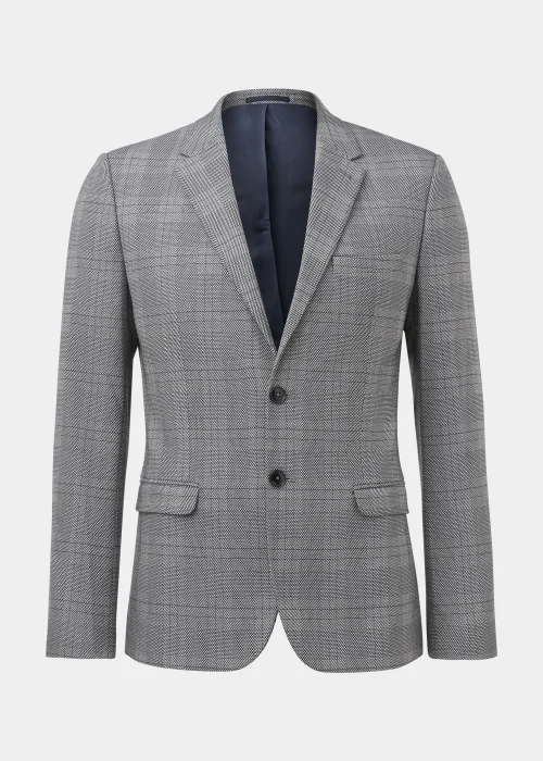 Taylor & Wright Forth Grey Check Skinny Fit Suit Jacket - 36 Chest Regular Image 5