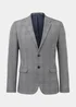 Taylor & Wright Forth Grey Check Skinny Fit Suit Jacket - 36 Chest Regular Image 5