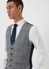 Taylor & Wright Forth Grey Check Suit Waistcoat - Small Image 3