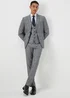 Taylor & Wright Forth Grey Check Suit Waistcoat - Small Image 4