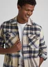 Stone Check Brushed Overshirt - S Image 3