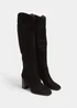 Et Vous Black Knee High Boots - Size 3 Image 1