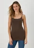 Brown Essential Cami Top - Size 8 Image 1