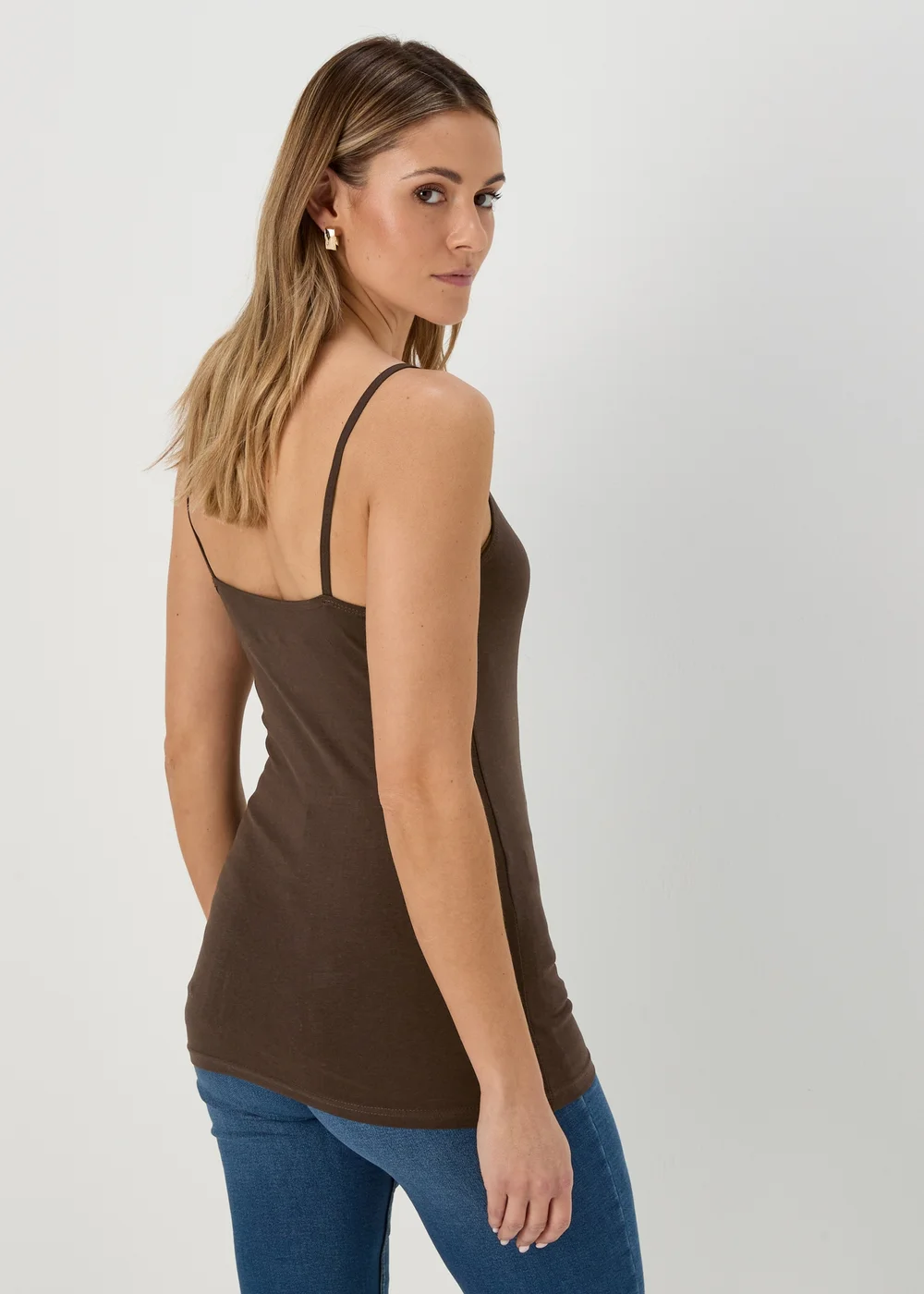 Brown Essential Cami Top - Size 8 Image 2