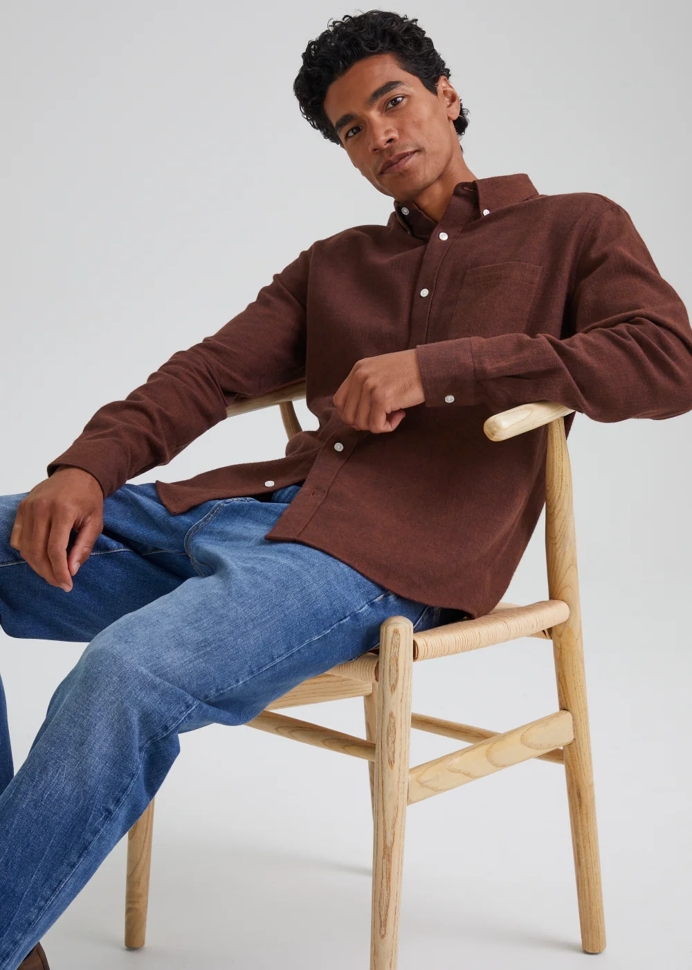 Burgundy Textured Shirt - Small Burgundy Textured Shirt - Small