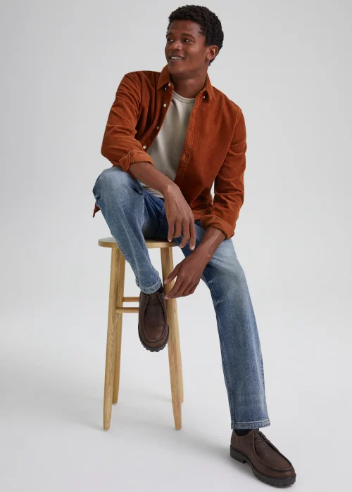 Rust Cord Shirt - Small Image 4