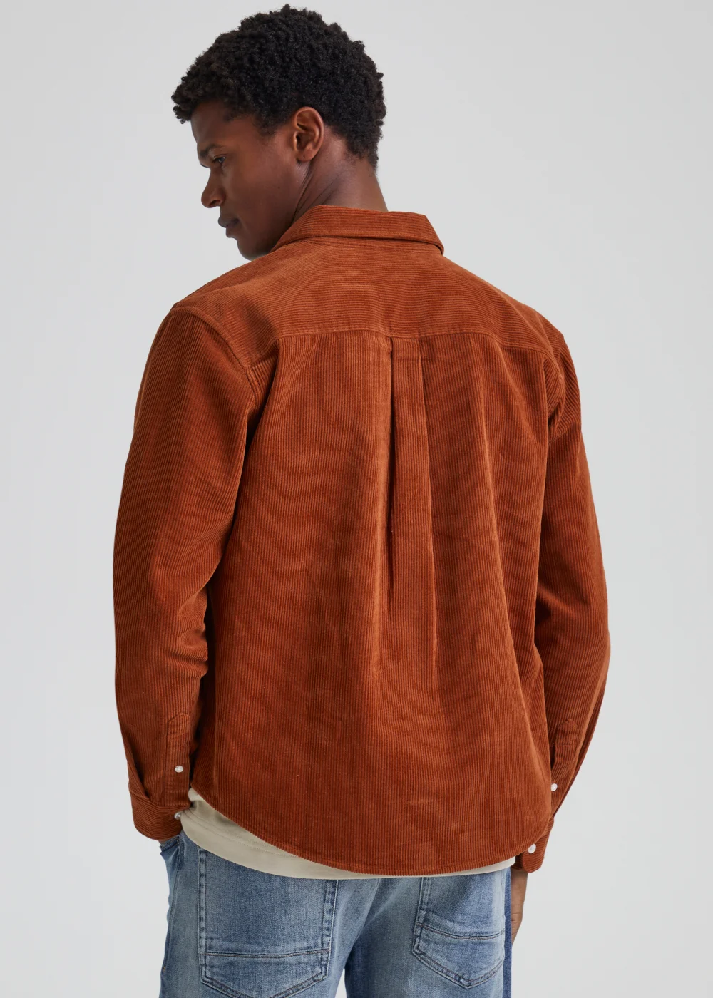 Rust Cord Shirt - Small Image 2