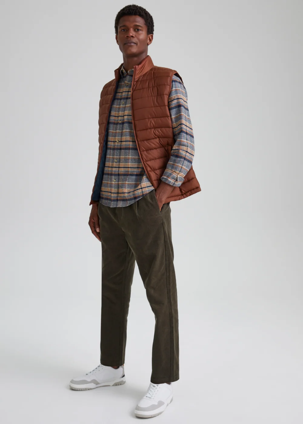 Grey Check Grindle Shirt - S Image 4