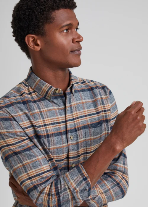 Grey Check Grindle Shirt - S Image 3