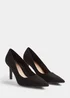 Et Vous Black Pointed Court Heels - Size 3 Image 1