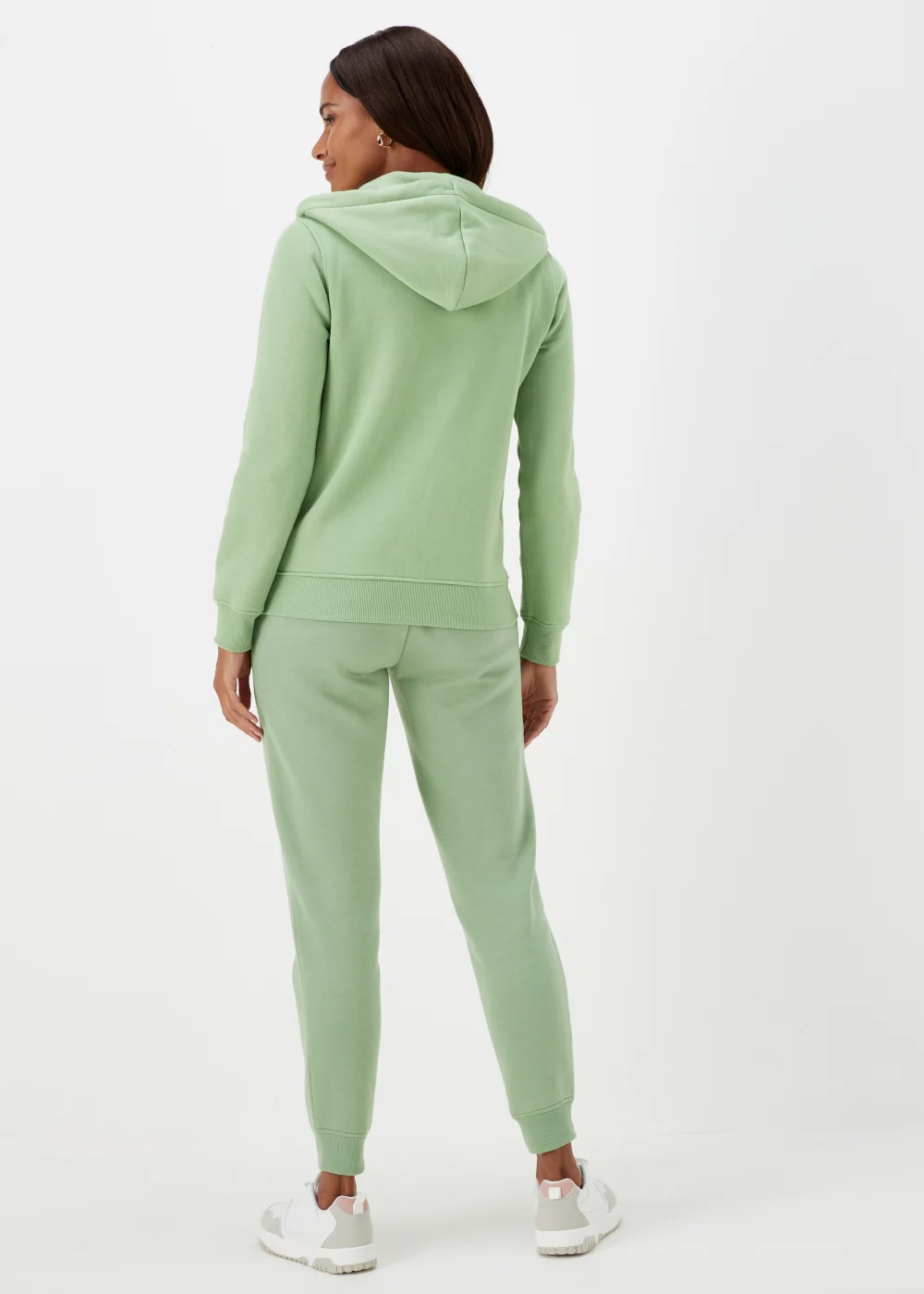 Green Zip Up Hoodie - S Image 2