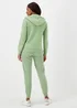 Green Zip Up Hoodie - S Image 2