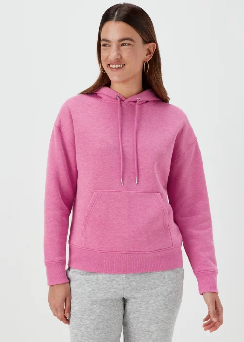 Pink Essential Hoodie - Small Image 1