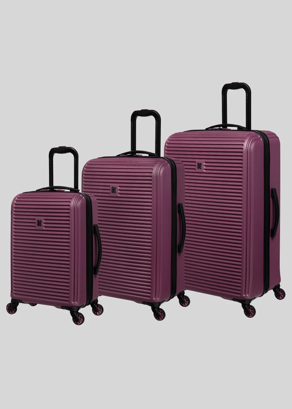 IT Luggage Purple Hard Shell Suitcase - Medium Image 1