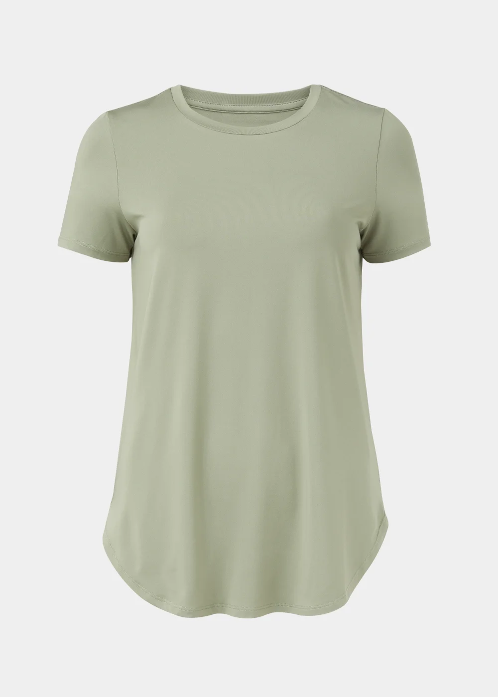 Souluxe Khaki Longline Sports T-Shirt - S Image 5