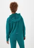 Souluxe Teal Longline Sports Hoodie - Small Image 2