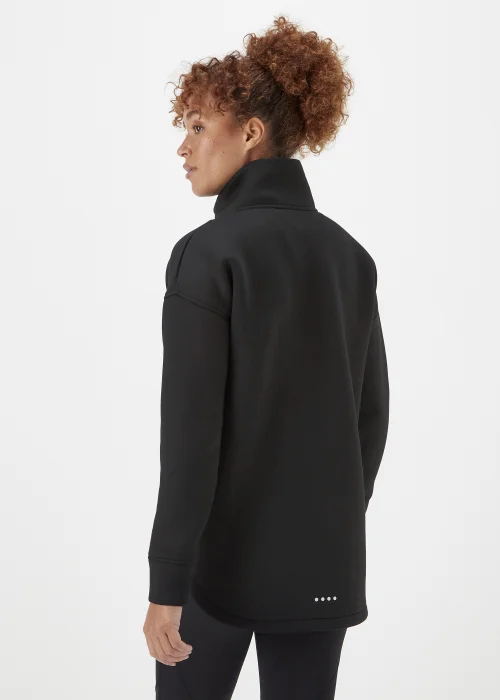Souluxe Black Half Zip Scuba Jacket - S Image 2