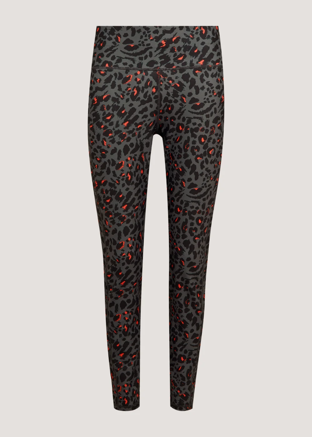 Souluxe Black Leopard Print Sports Leggings - 8 Image 5