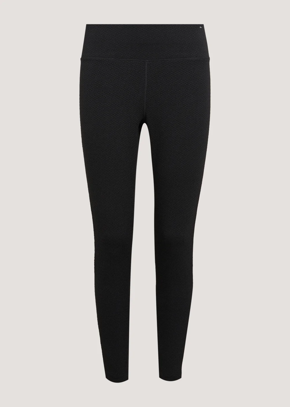 Souluxe Black Textured Sports Leggings - 8 Image 1