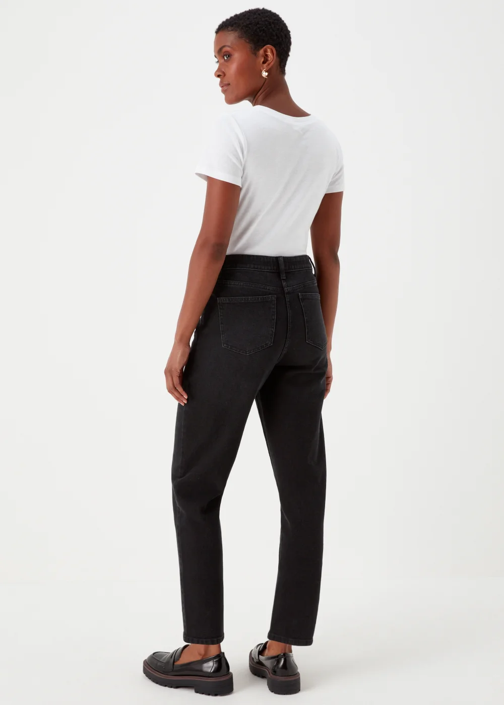 Ava Black Mom Jeans - 8/L29 Image 2
