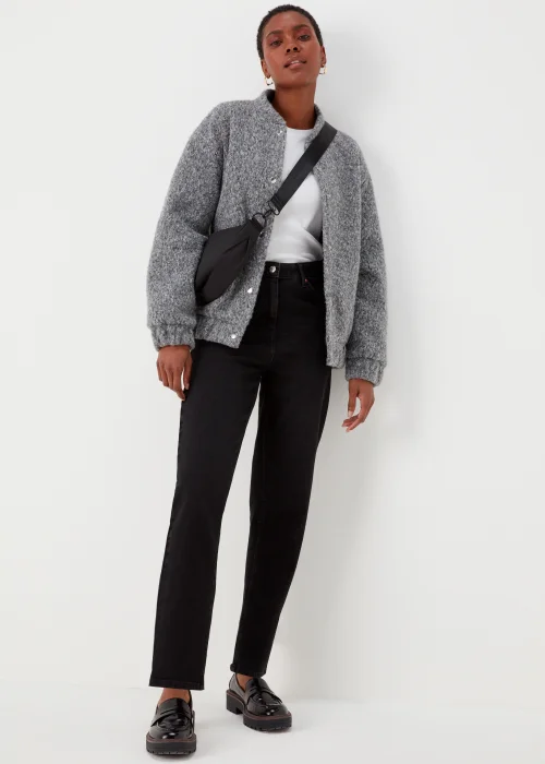 Ava Black Mom Jeans - 8/L29 Image 4