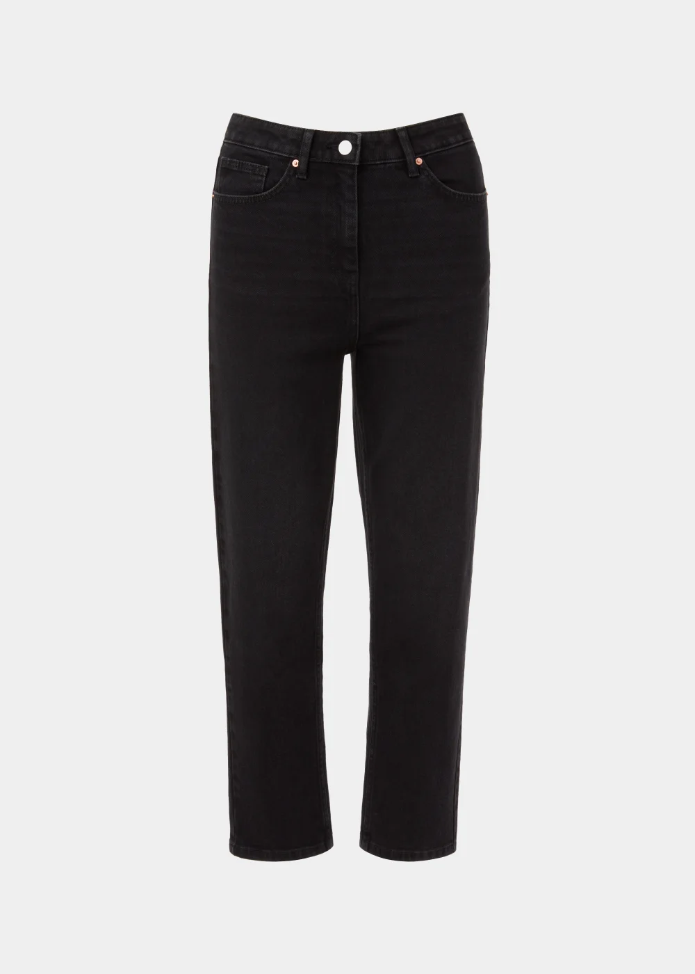 Ava Black Mom Jeans - 8/L29 Image 5