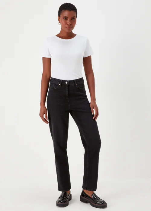 Ava Black Mom Jeans - 8/L29 Image 1