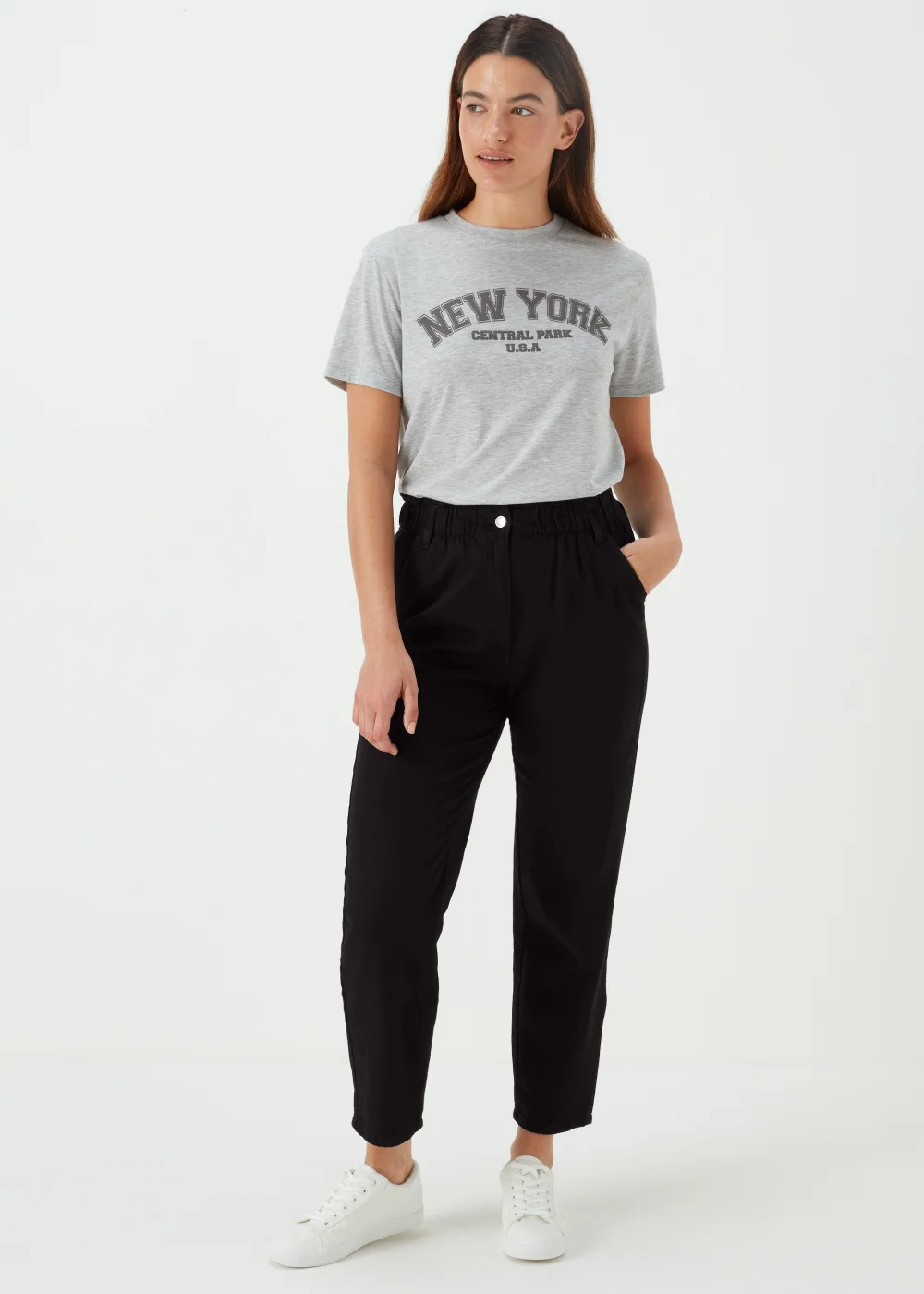 Black Paperbag Jeans - 8 Image 1