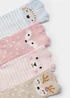 4 Pack Woodland Animal Baby Socks (Newborn-23mths) - Newborn Image 2