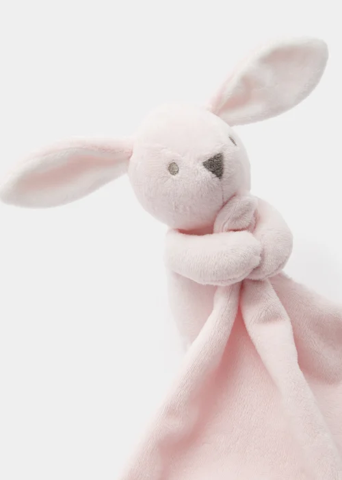 Pink Bunny Baby Comforter - One Size Image 2