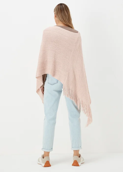 Pink Metallic Poncho Image 2