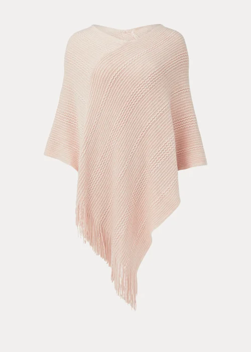 Pink Metallic Poncho Image 4