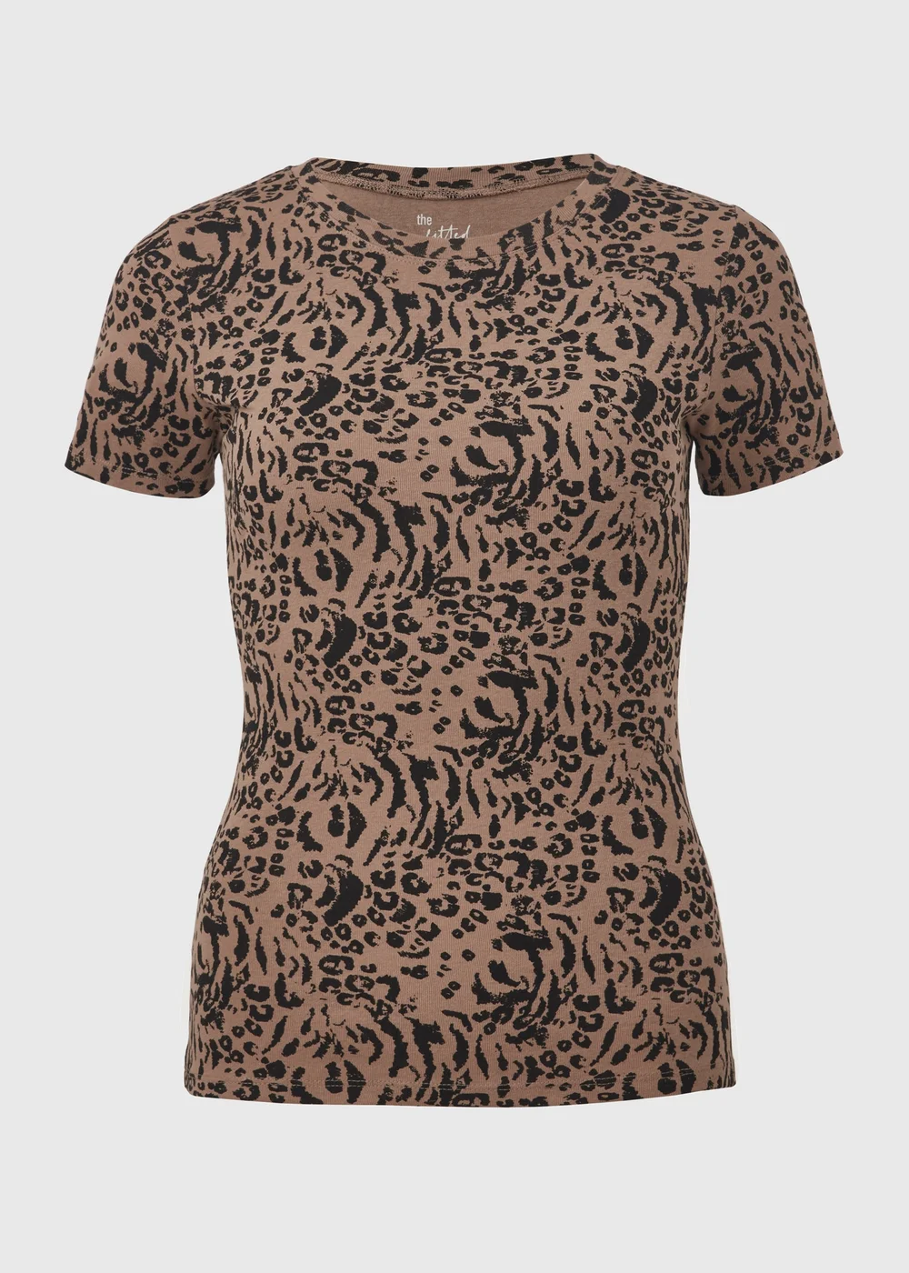 Brown Animal Print T-Shirt - 8 Image 5
