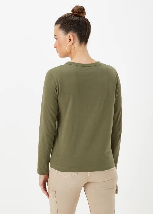 Khaki Long Sleeve T-Shirt - 8 Image 2