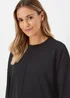 Black Ponte 3/4 Sleeve Top - Size 8 Image 3