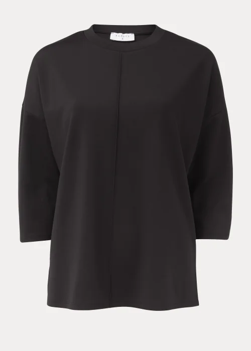 Black Ponte 3/4 Sleeve Top - Size 8 Image 5