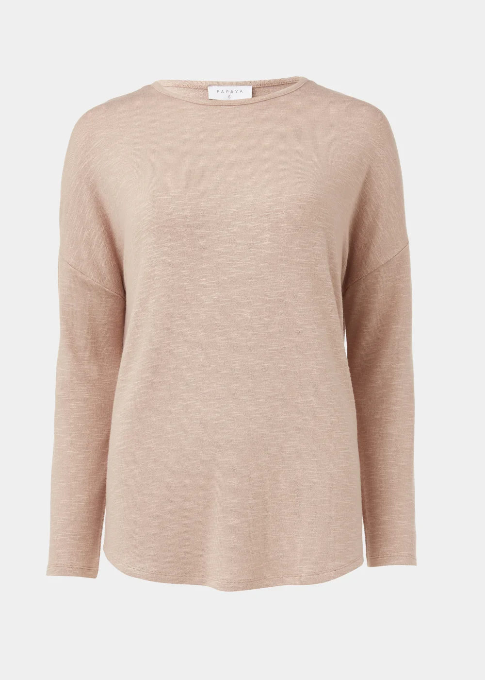 Brown Crew Neck Top - S Image 5