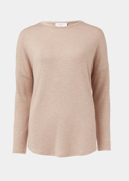 Brown Crew Neck Top - S Image 5