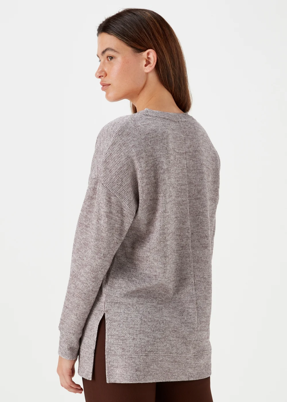 Beige V-Neck Top - S Image 2