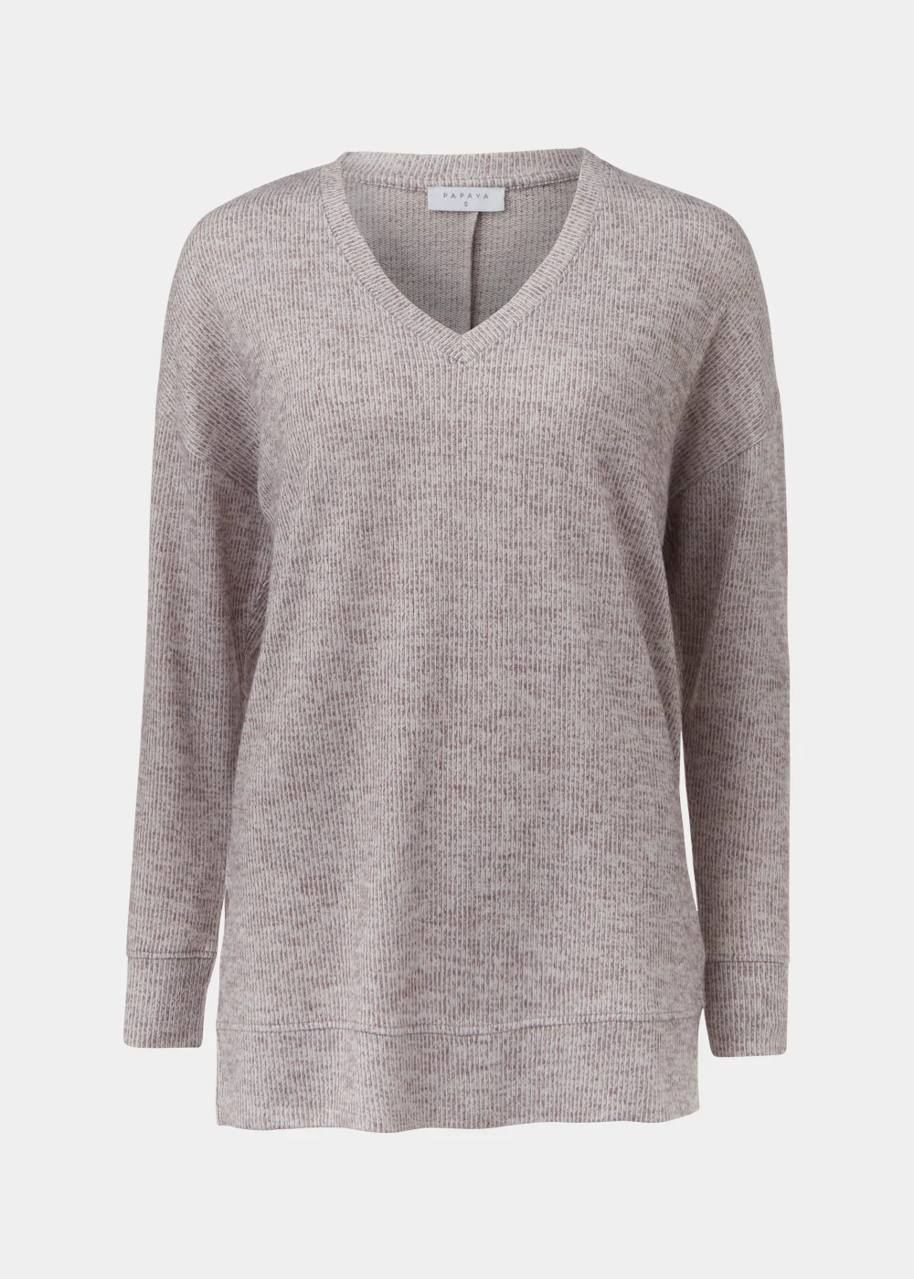 Beige V-Neck Top - S Image 5